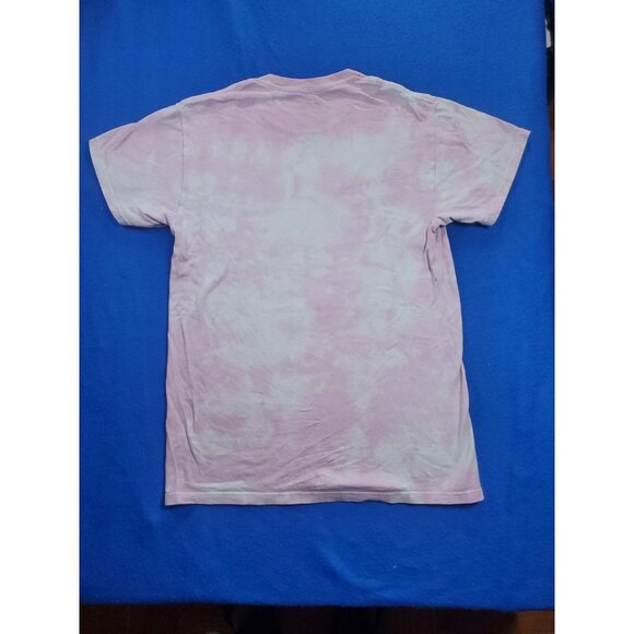 Nirvana T-Shirt Men's Small Short Sleeve Music Smiley Graphic Tie Dye Pink - Picture 14 of 14